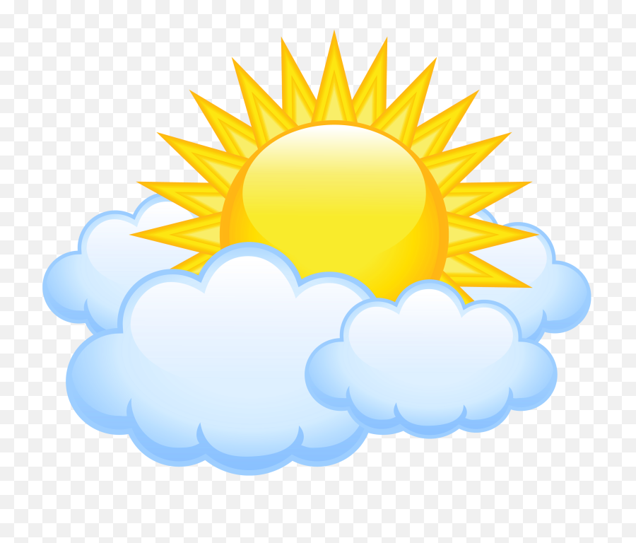 Sun With Clouds Transparent Png Picture - Sun And Clouds Clipart,Clouds Clipart Png