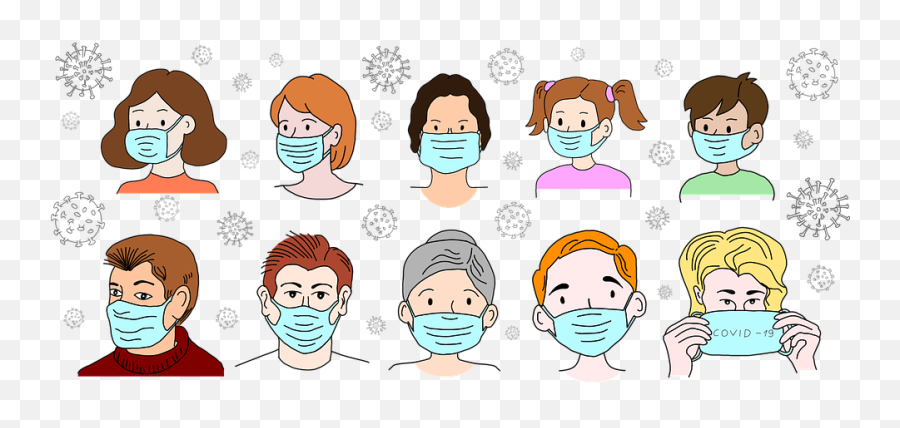 Masking And Unmasking Troubles - Using Face Mask Clipart Png,Funny People Icon