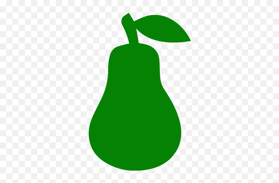 Green Pear Icon - Free Green Fruit Icons Blue Pear Png,Pear Icon