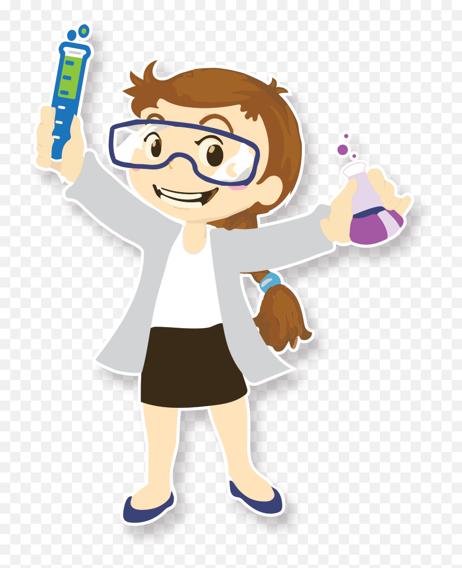 Cartoon Scientist - Women In Science Cartoon Png,Scientist Png