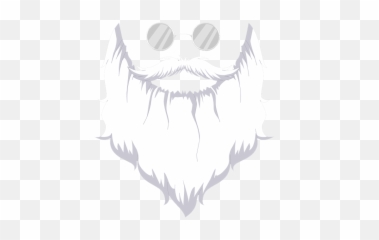 Download Santa Claus Beard Png - Cartoon White