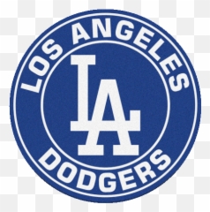 Los Angeles Dodgers Text Logo transparent PNG - StickPNG