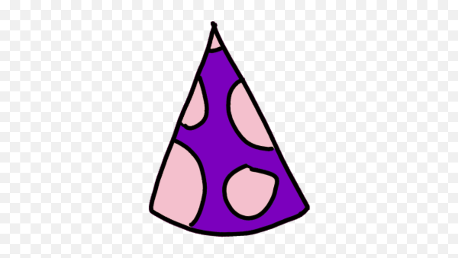 Purple Party Hat - Clip Art Png,Party Hat Png