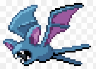 Zubat 041 - Zubat Pixel Art Png,Zubat Png