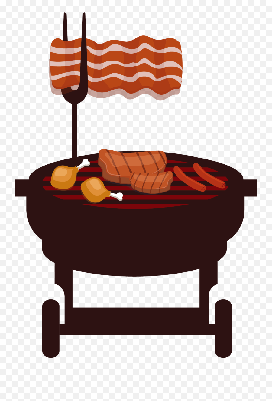Banner Freeuse Stock Grill Barbacoa Churrasco Beefsteak - Barbeque Grill Illustration Png,Grill Png