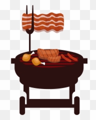 Banner Freeuse Stock Grill Barbacoa Churrasco Beefsteak - Barbeque Grill Illustration Png,Grill Png