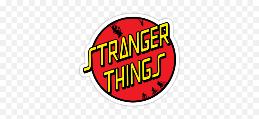 Download Hd Stranger Things - Label Png,Stranger Things Logo Png