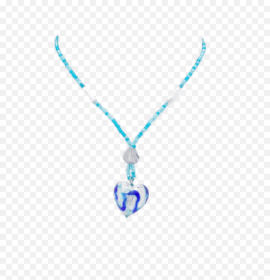 Heart Pendant In Rounded Silver And Blue - Locket Png,Blue Heart Png