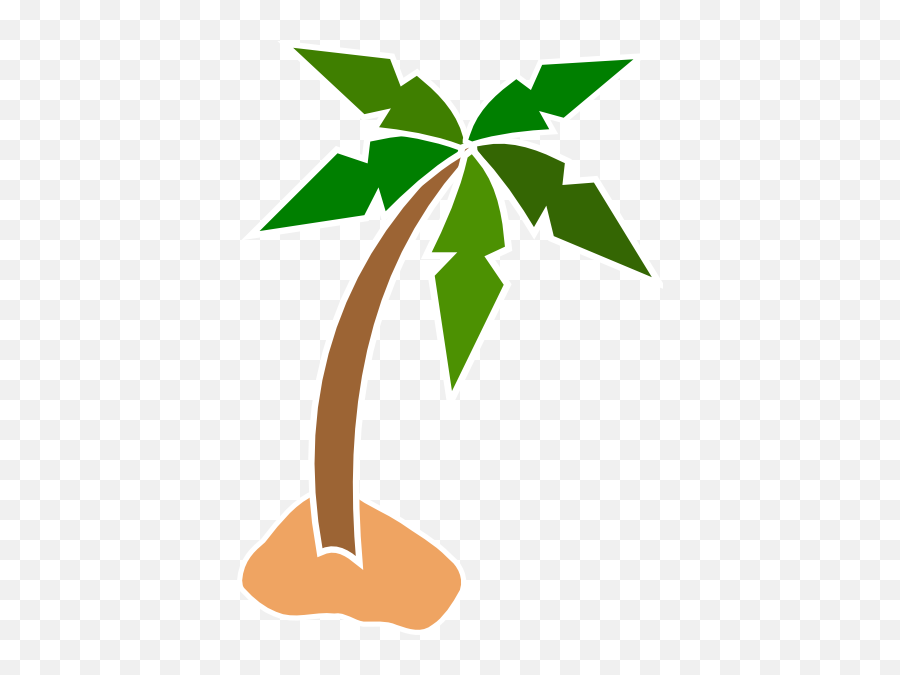 Cartoon Palm Tree Png 2 Image - Icon Coconut Tree Png,Cartoon Tree Png
