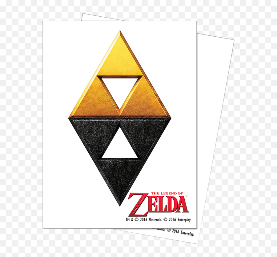 Trading Cards White Front Triforce - Legend Of Zelda A Link Between Worlds Logo Png,Triforce Png