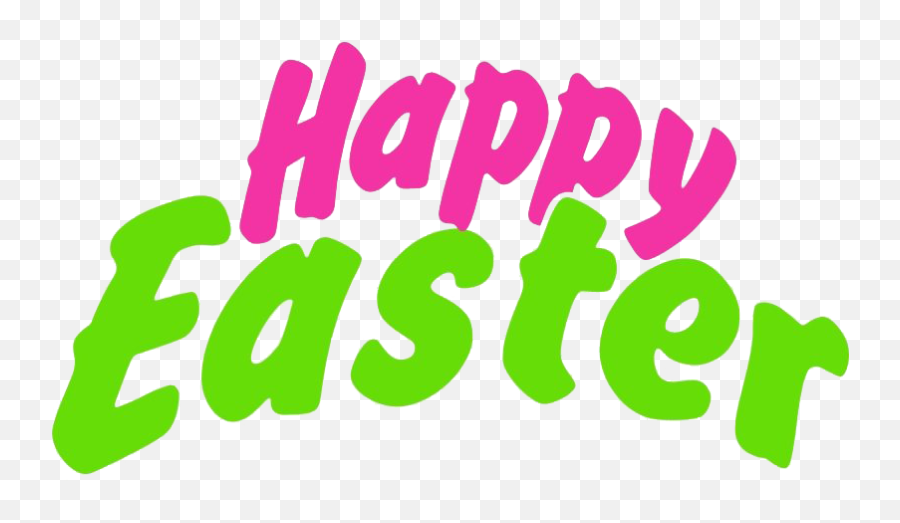 Happy Easter Text Transparent Background Png Mart - Transparent Background Happy Easter Transparent,Happy Transparent