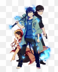 Exorcist Anime - Uverworld Itteki No Eikyou Png,Rin Okumura Png