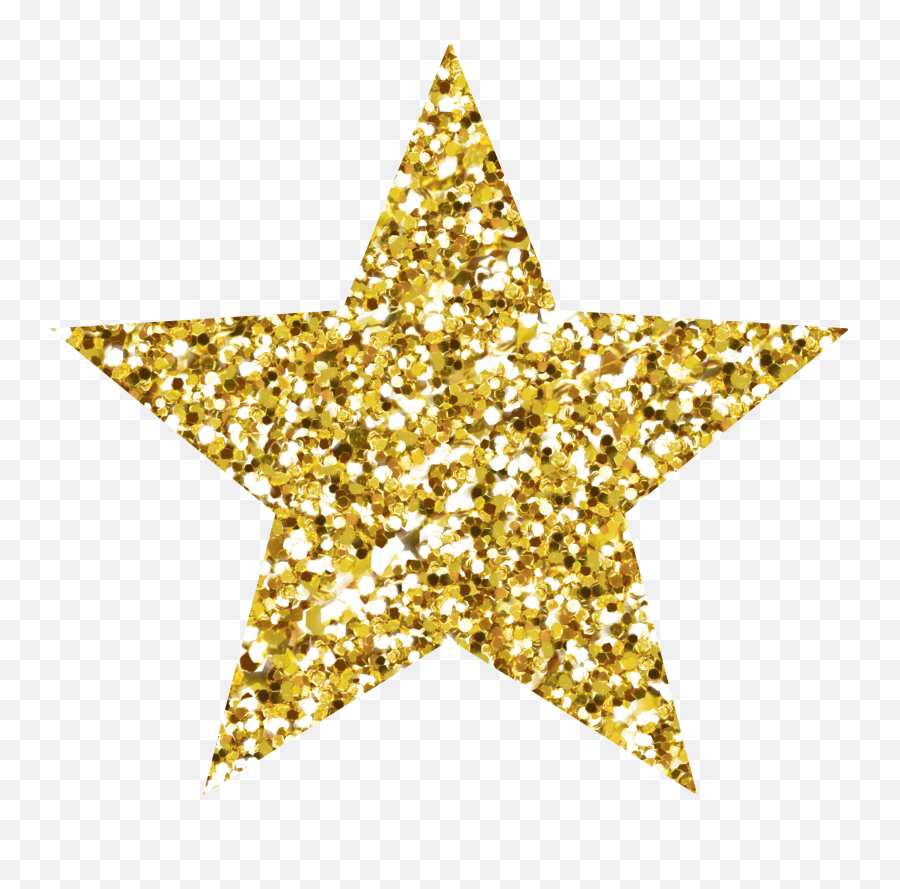 Gold Glitter Star Clipart - Gold Glitter Star Clipart Png,Gold Stars Transparent Background