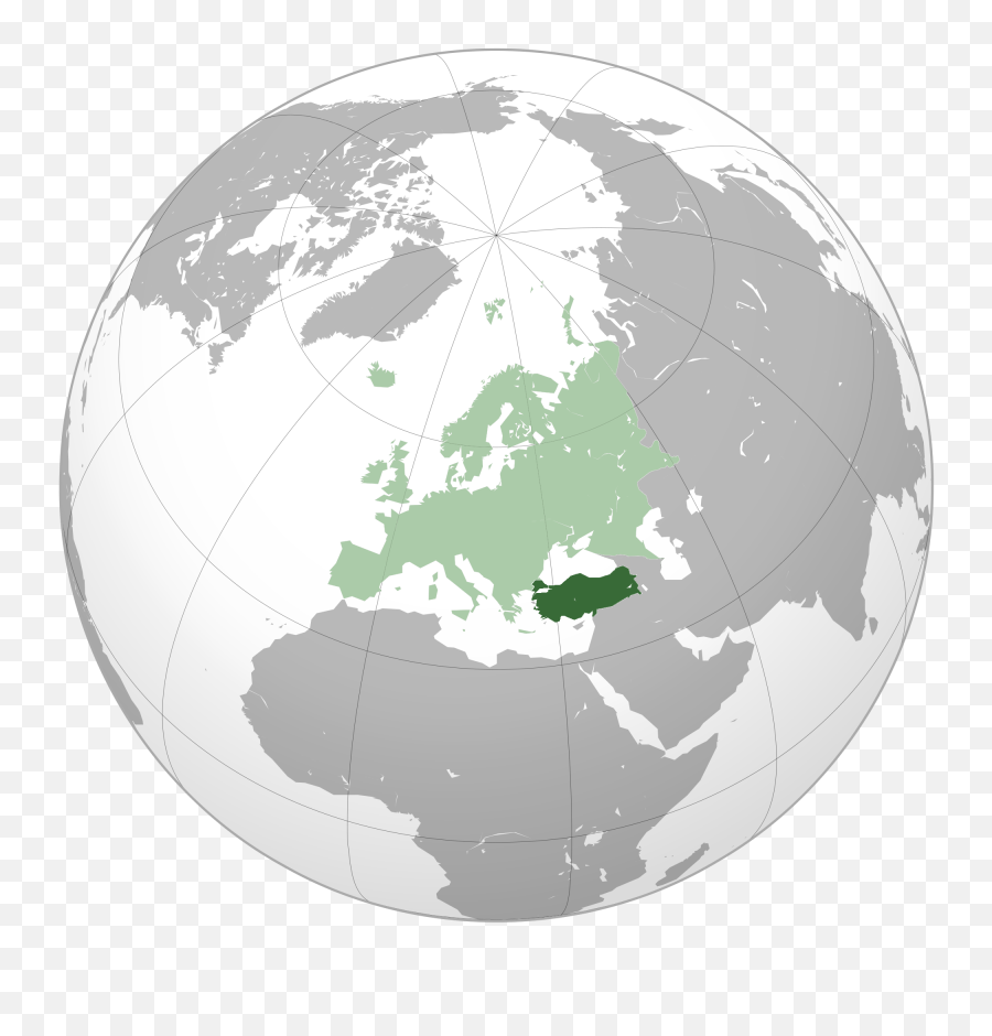Global Map Of Europe And Turkey - Europe Png,Global Map Png
