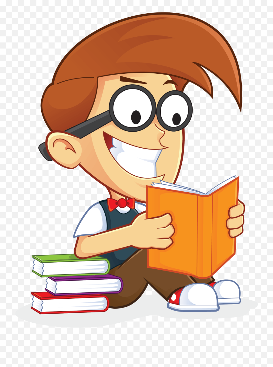 Free Nerd Geek Reading Book People High 68589 - Png Images Reading Clipart Png,Nerd Png