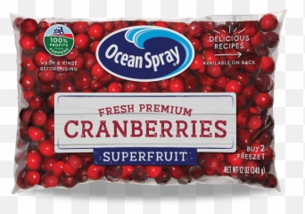 Ocean Spray Fresh Cranberries - Raw Cranberries Png,Cranberry Png