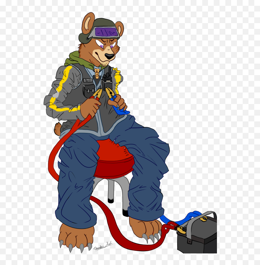 Download Hd Tony Cannoli As Bandit From Rainbow Six Siege - Rainbow Six Siege Furry Png,Cannoli Png
