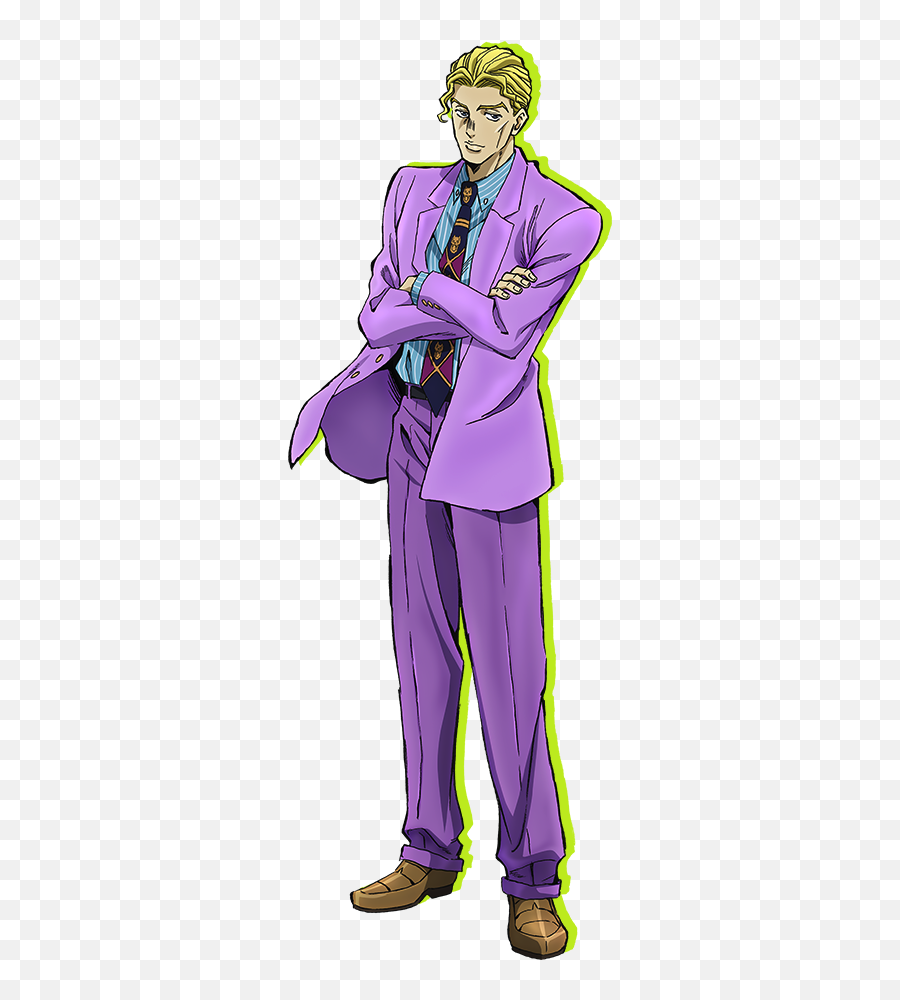 Jojou0027s Bizarre Adventure Yoshikage Kira Characters - Tv Kira Yoshikage Png,Killer Queen Png