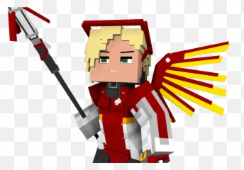 Overwatch - Mine Imator Wing Rig Png,Overwatch Mercy Png