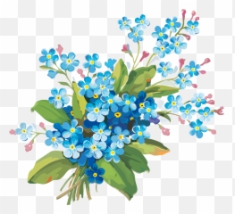 Flowers Flower Flores Ftestickers - Forget Me Not Clipart Png,Forget Me Not Png