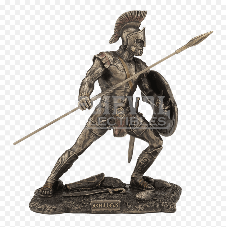 Download Hd Greek Hero Achilleus In The Trojan War - Geralt Achilles Greek Warrior Png,Geralt Png