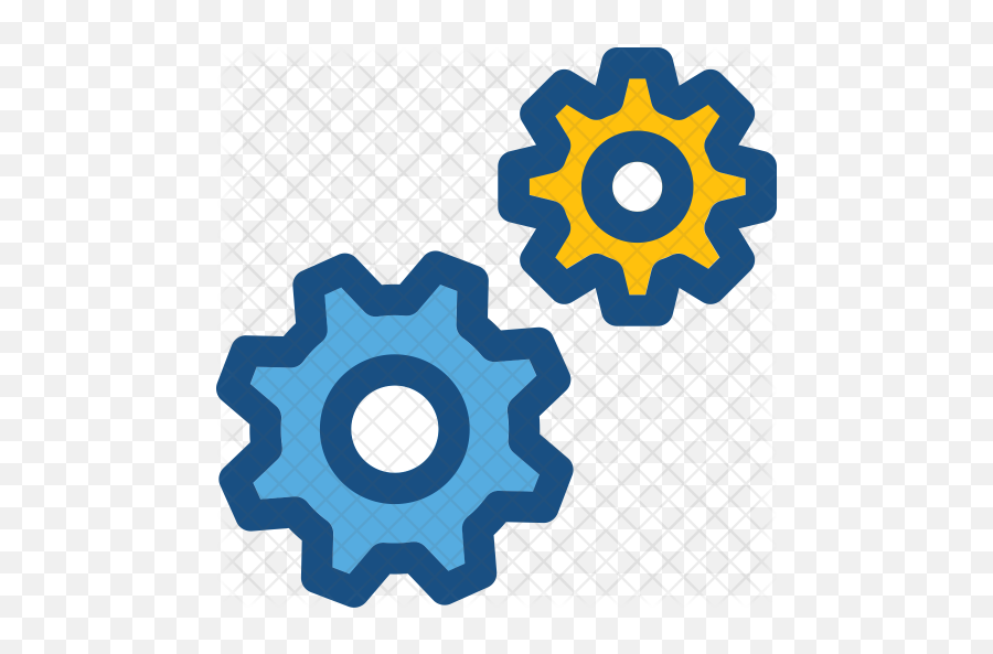 Cogs Icon Of Colored Outline Style - Economy Business Icon Png,Cogs Png