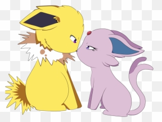 Espeon X Jolteon - Cartoon Png,Espeon Png