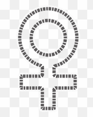 Female Symbol And Piano Keys Free Svg - Piano Keys Circle Png