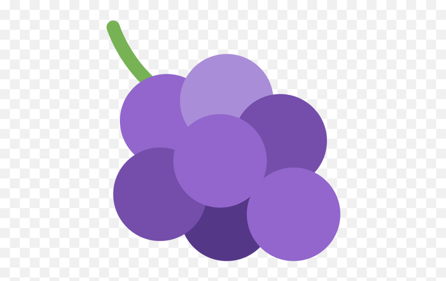 Grapes Emoji Icon Of Flat Style - Álvaro Obregon Garden Png,Grape Png