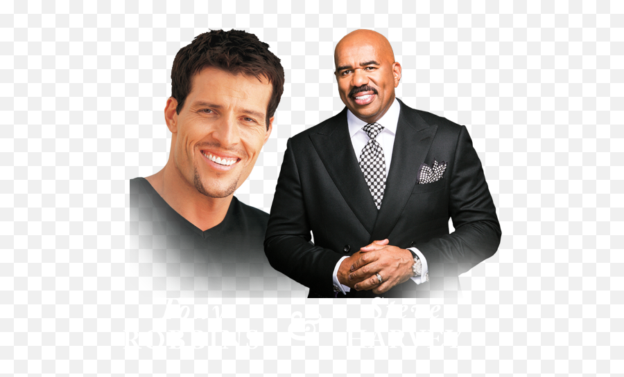 Tony Robbins Steve Harvey And More - Businessperson Png,Steve Harvey Png