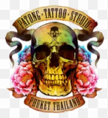Cropped - Hours Ali In The Jungle Png,Skull Tattoo Png