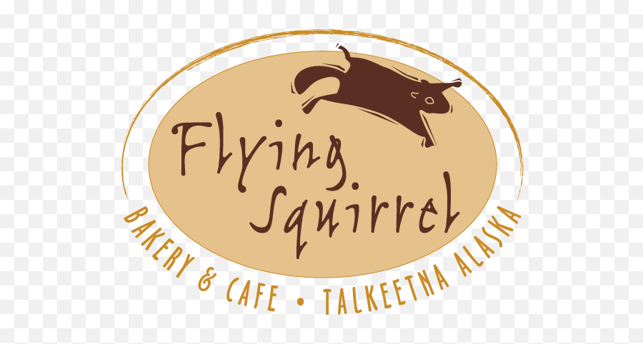 Bakery Cafe Talkeetna Alaska - Flying Squirrel Bakery Talkeetna Png,Squirrel Logo