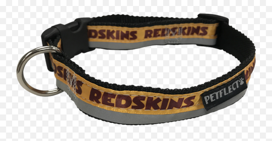 Washington Redskins Dog Collar - Reflective Nylon Super Strength Nfl Team Logos Belt Png,Washington Redskins Logo Image