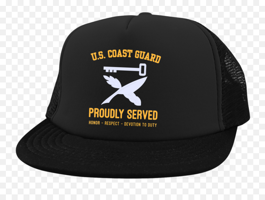 Us Coast Guard Culinary Specialist Cs Logo Rating District Trucker Hat With Snapback - Hat Png,Coast Guard Logo Png