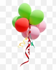 Ribbons Png Stock Photo 0189 By - Balloon And Birthday