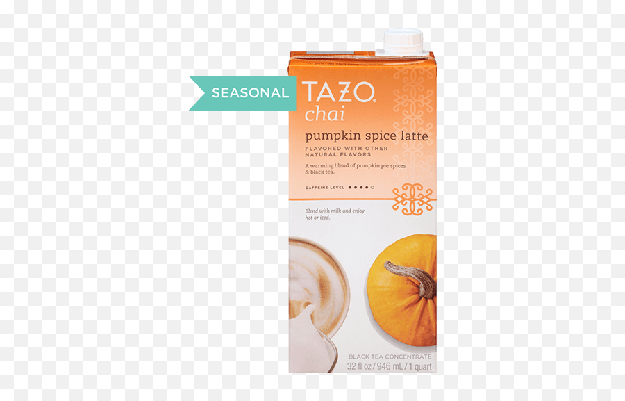 Tazo Chai Pumpkin Spice Latte - Tazo Pumpkin Spice Chai Tea Png,Pumpkin Spice Latte Png