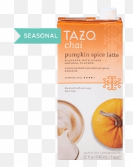 Tazo Chai Pumpkin Spice Latte - Tazo Pumpkin Spice Chai Tea Png,Pumpkin Spice Latte Png