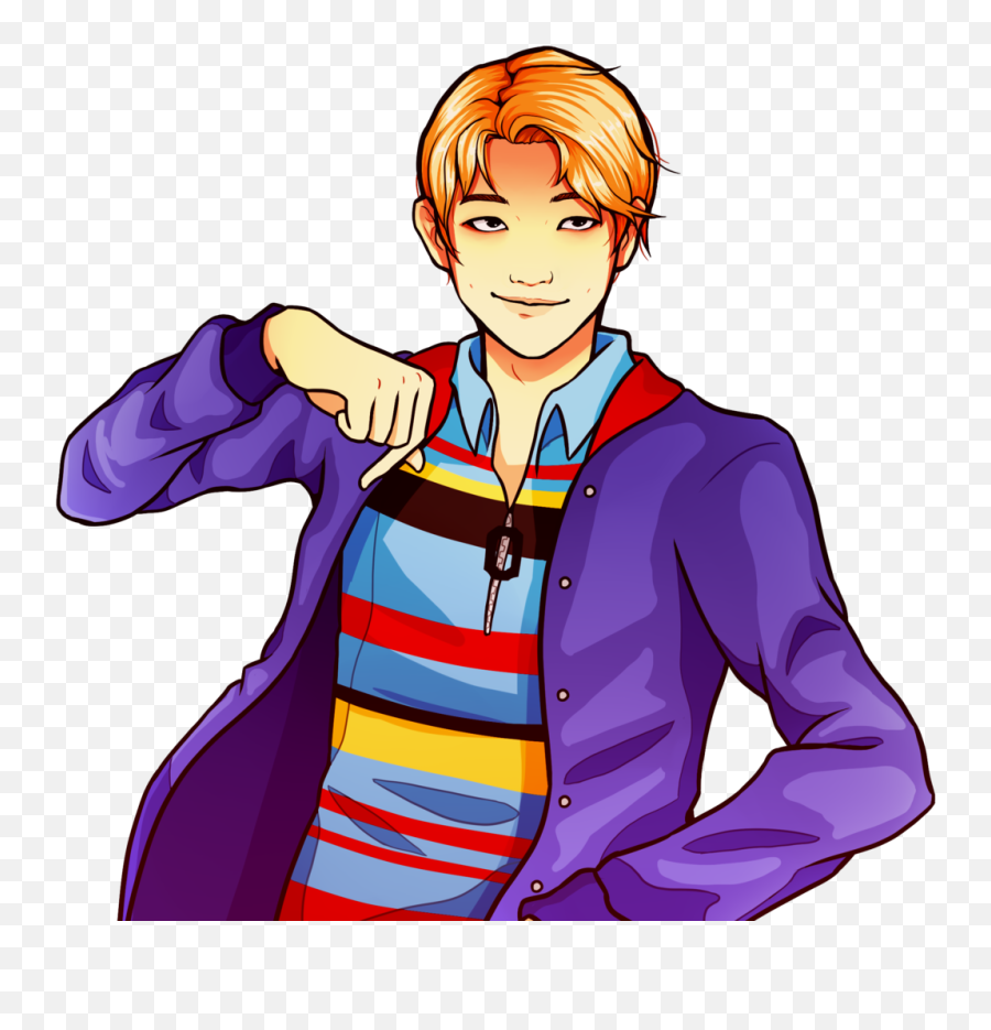 Rap Monster Bts By Flyingpings - Dragon Ball Colonel Silver Png,Rap Monster Png