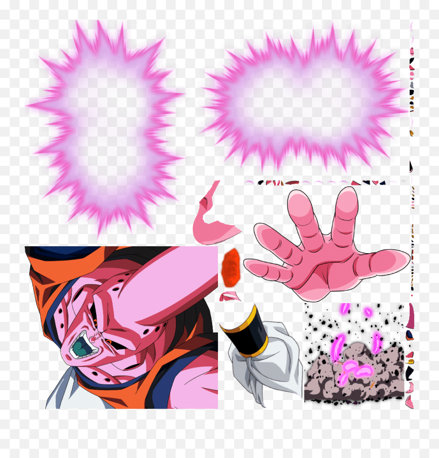 Dokkan Assets But Merry Wavesquad - Invincible Absorption Majin Buu Gotenks Png,Majin Buu Png