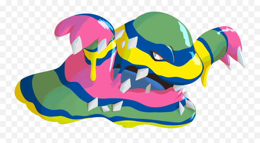 Alolan Muk - Unclear Alolan Muk Transparent Clipart Full Alolan Muk Transparent Png,Geodude Png