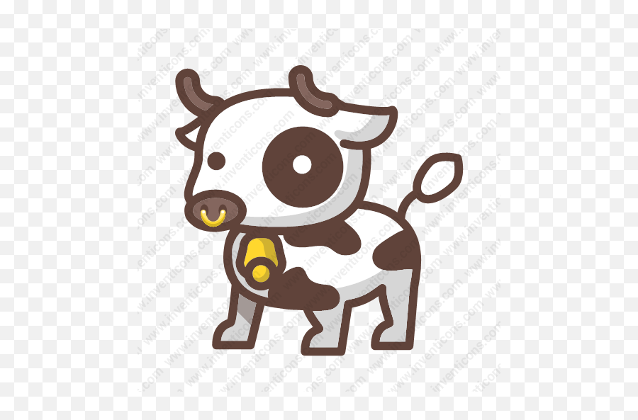 Download Cow Vector Icon Inventicons - Animal Figure Png,Cow Icon