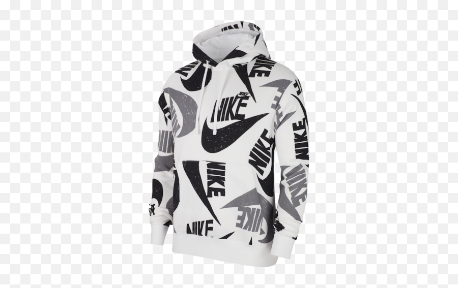 Grey Nike Hoodie Red Logo - Hoodie Nike White Jacket Png,Nike Icon Hoodie