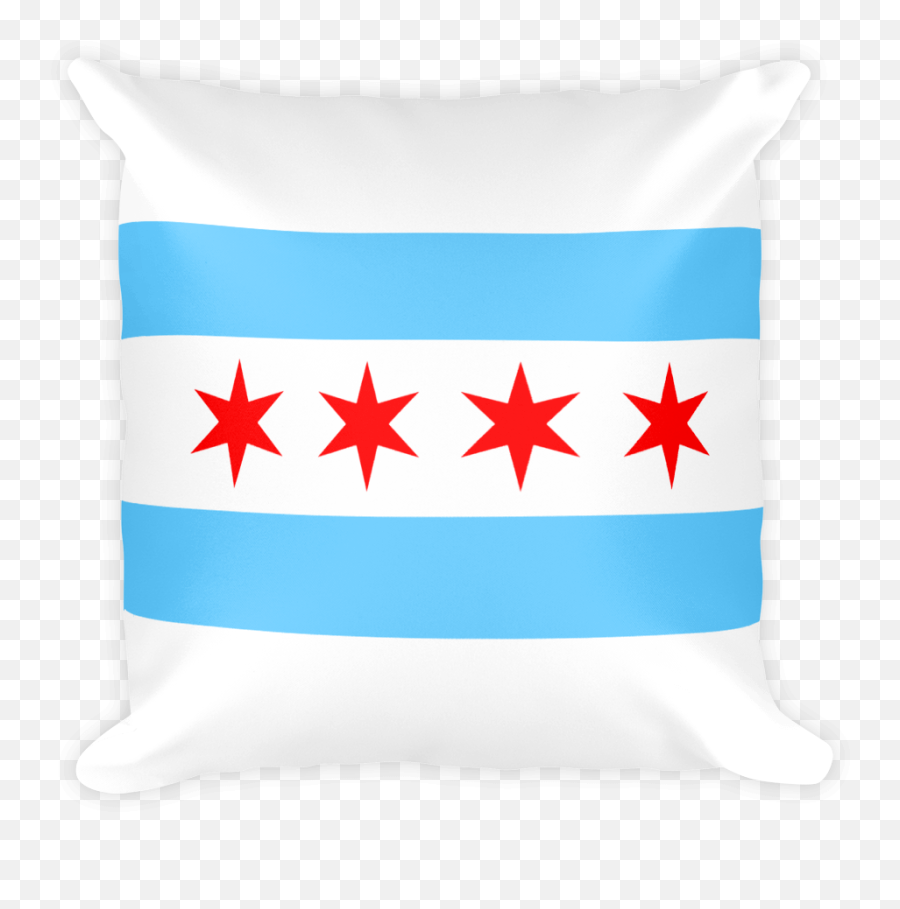 Official Chicago Flag Png Banner Stock - Cushion,Chicago Flag Png