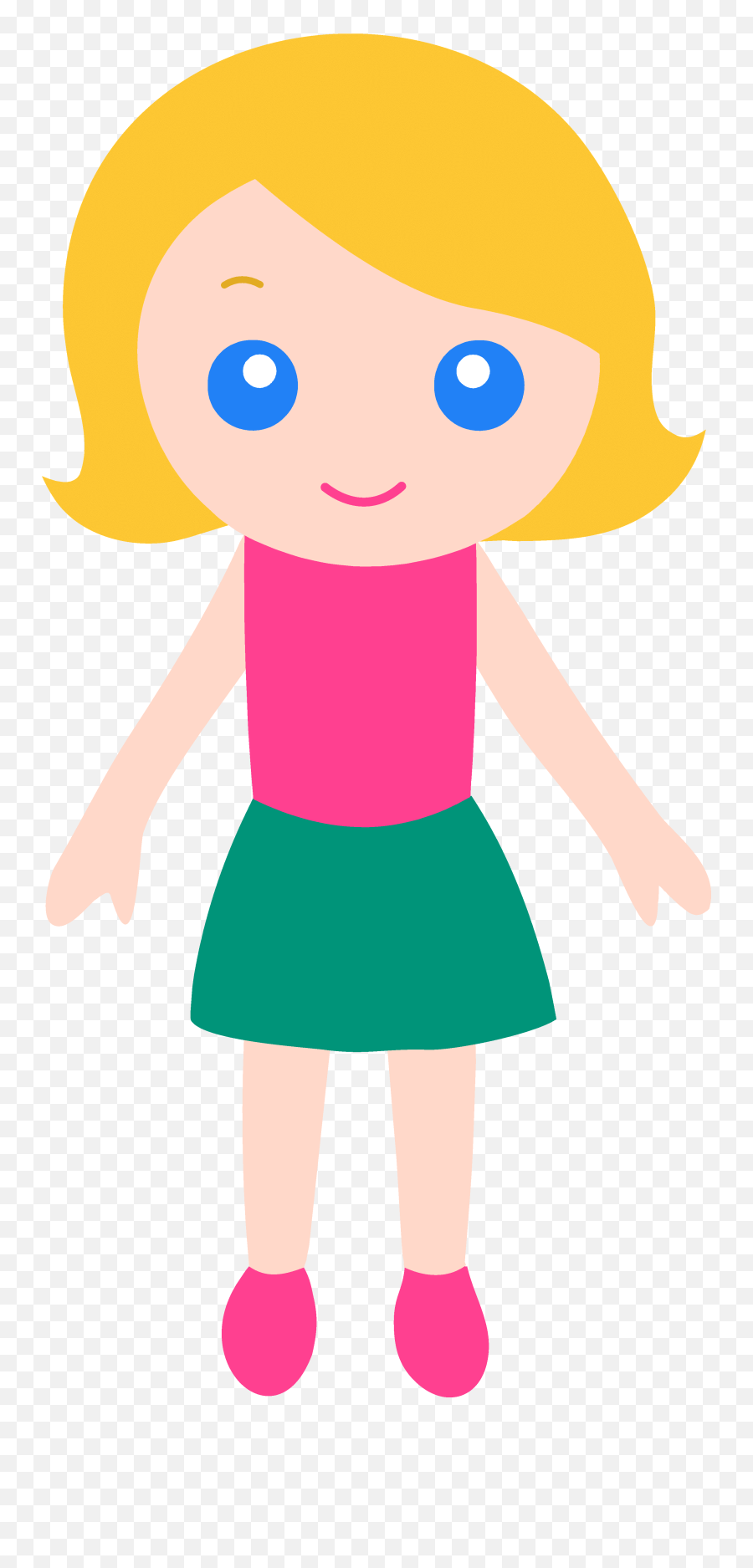 Library Of Free Stock Pretty Blonde Girl Green Eyes Full - Girl Clipart Blonde Png,Cartoon Body Png