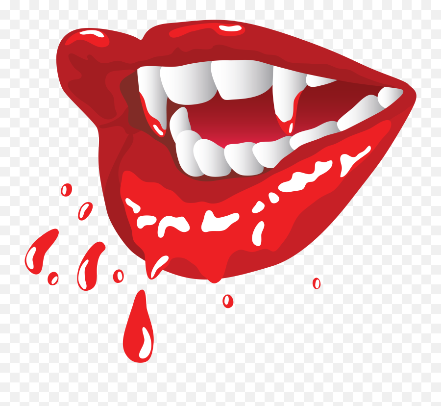 Tooth Lip - Vampire Tooth Png,Vampire Teeth Png