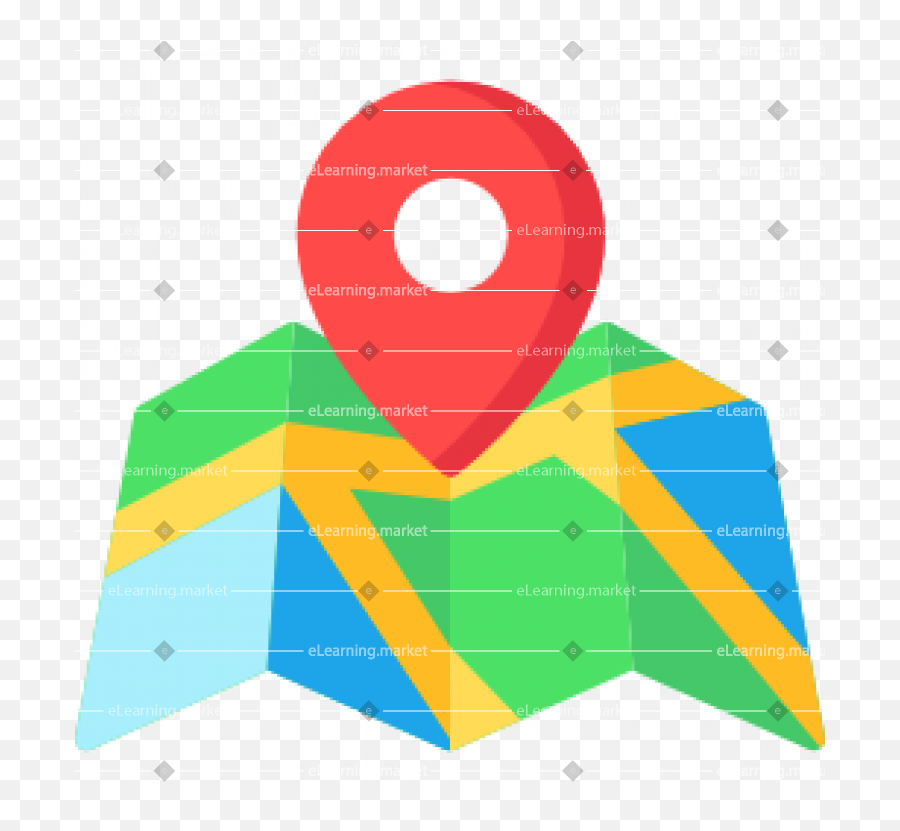 Elearning Templates - Vertical Png,Small Map Icon