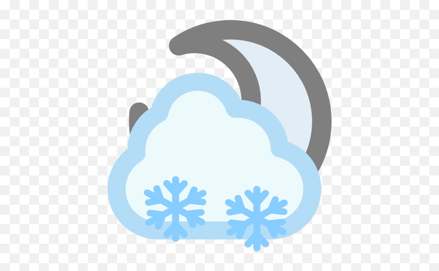 Moon Snow Icon Png White Snowflake Transparent