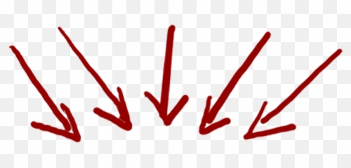 Down Arrows Transparent Background - Look Here Png Full Multiple Pointing