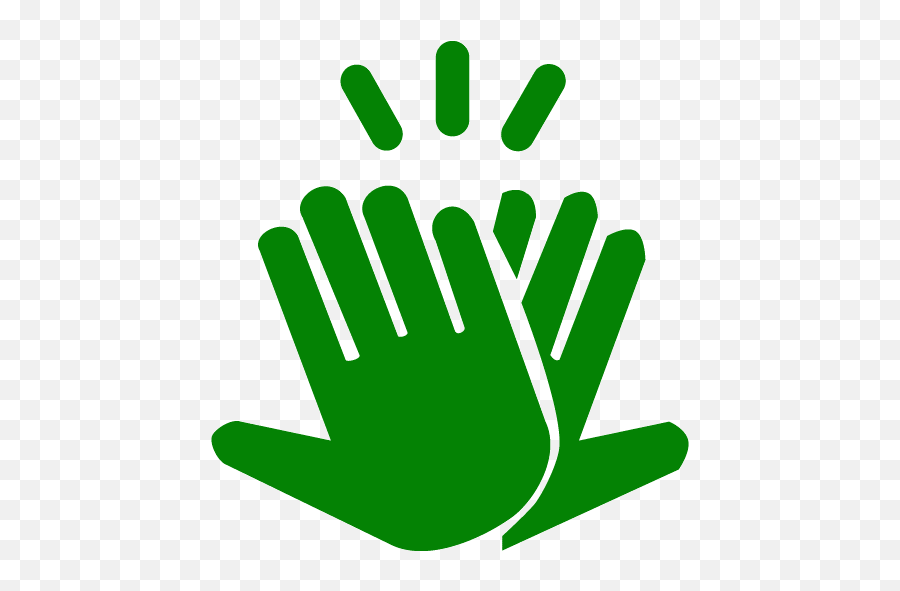 Green Applause Icon - Free Green Applause Icons Tom The Division Emoji Png,Hand Clapping Icon