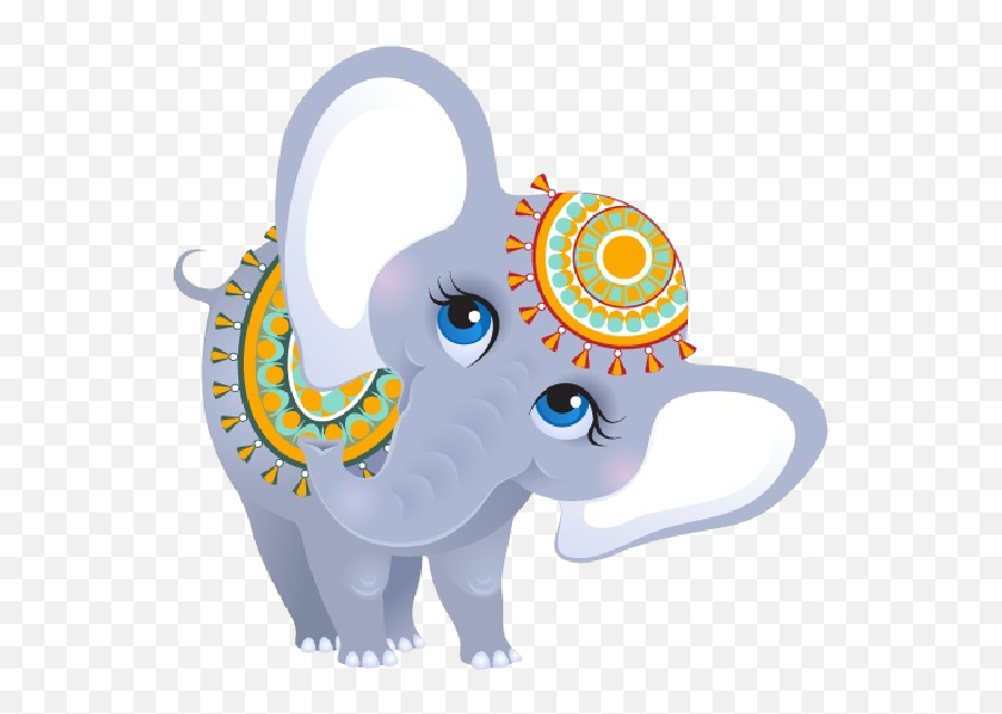 Elephant Clipart Yoga Transparent Free For - Indian Elephant Cartoon Png,Elephant Clipart Transparent Background